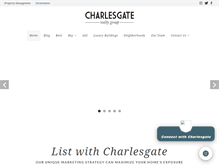 Tablet Screenshot of charlesgaterealty.com